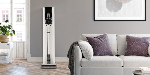 Porszívó innovatív töltőállomással