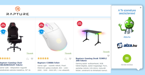 Rapture – Az Alza legújabb márkája a számítógépes játékok kedvelőinek