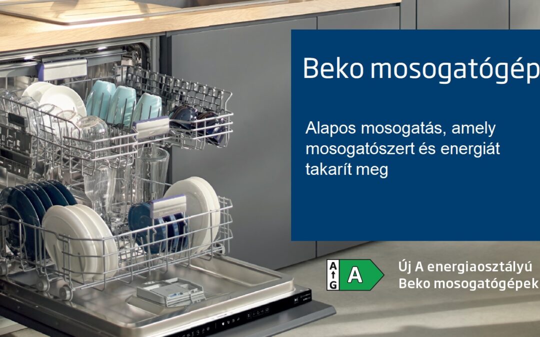 Beko mosogatógépek: Alapos mosogatás mosószer és energia megtakarítással