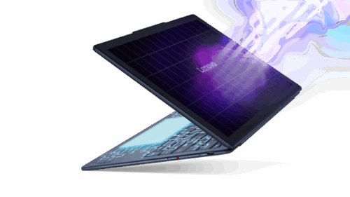 Napelemes notebook a Lenovotól