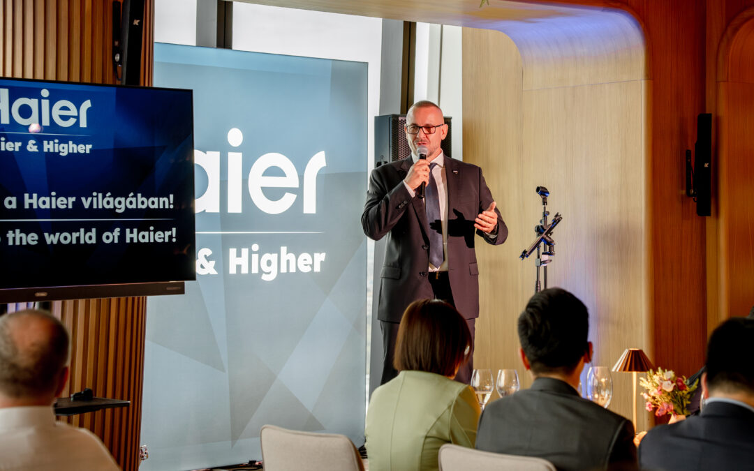 A jövő és az innováció ünnepe a város felett – Haier VIP Partnerest a MOL Campus tetején