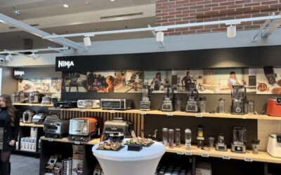 SharkNinja bemutatóterem a Westendben