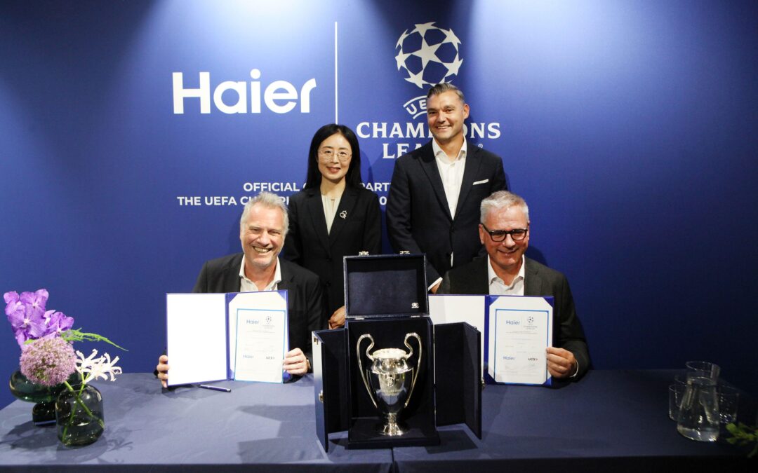 A Haier a Bajnokok Ligája globális partnere lesz